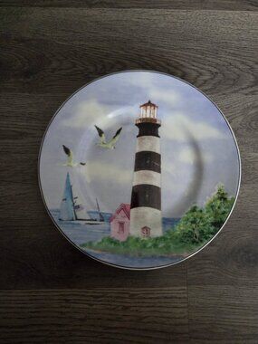 Thomson Pottery Lighthouse Salad Plates - set of 4